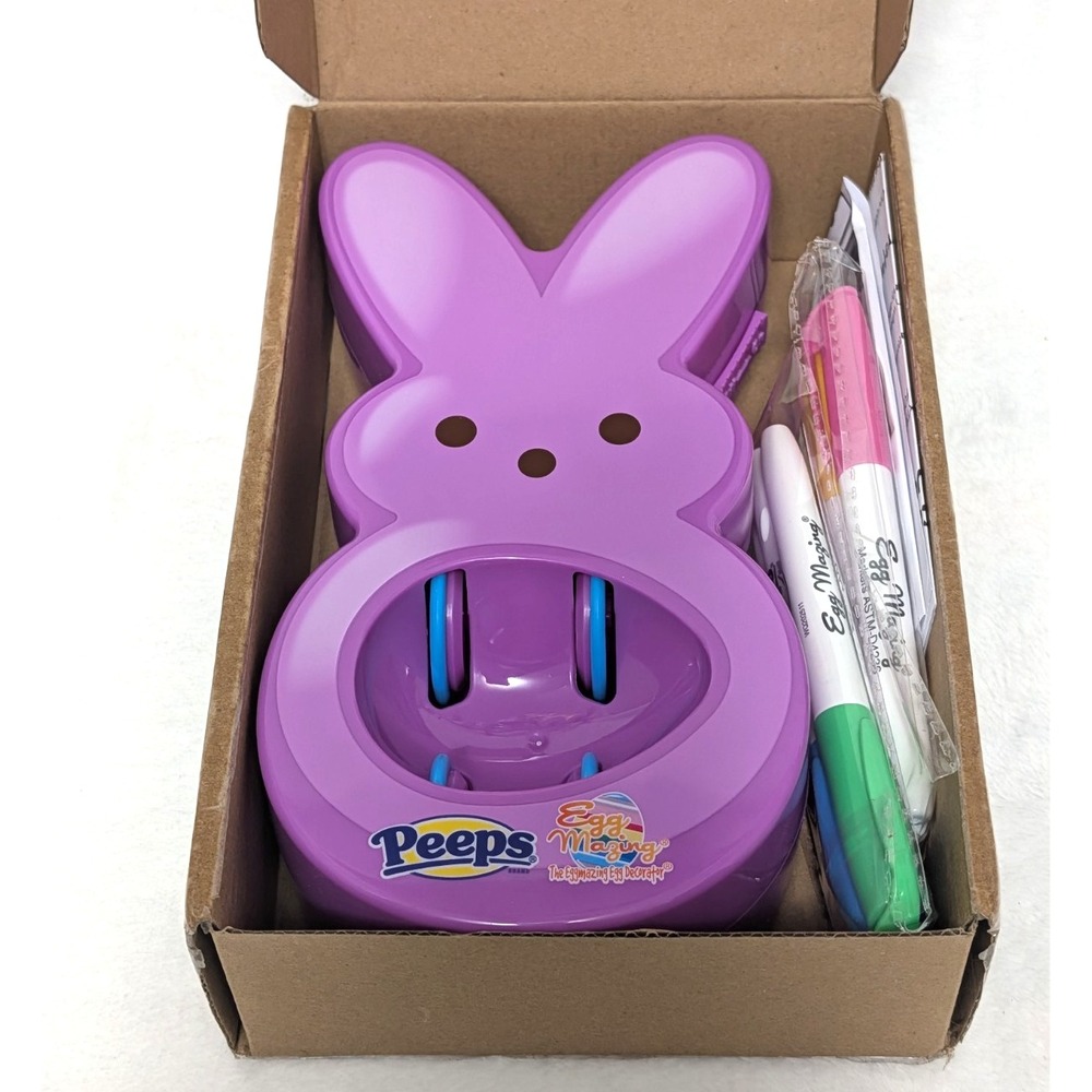 Peeps Eggmazing Spinner: Mess-Free Egg Decorating for Kids & Adults - 2 PACK - Picture 5 of 9